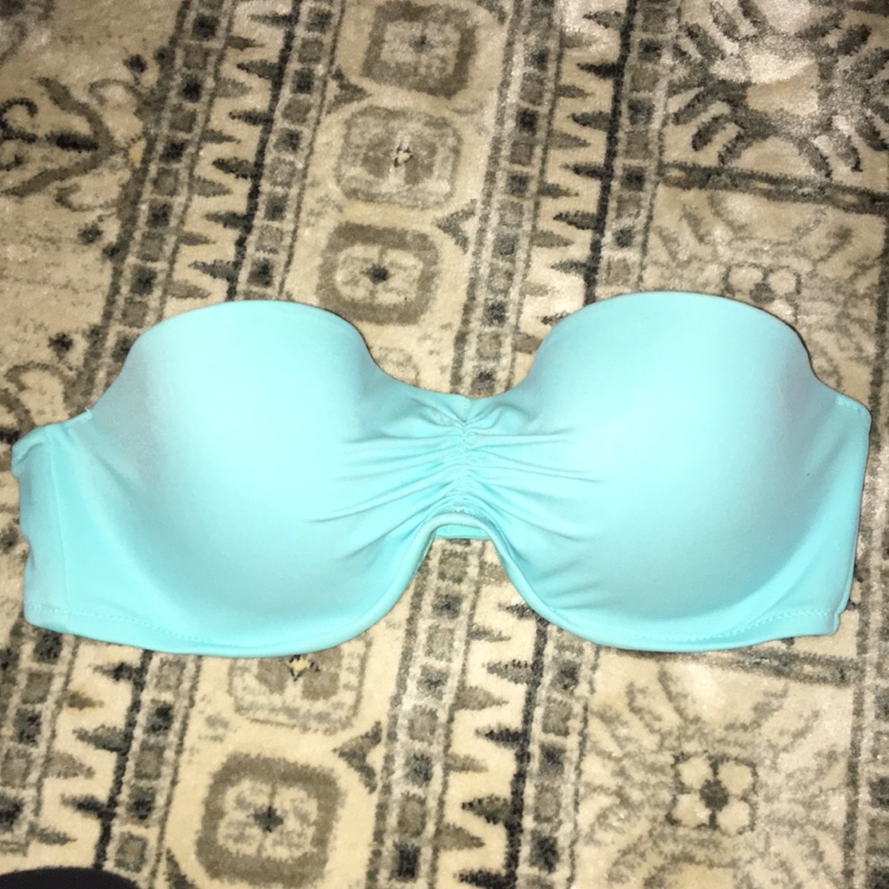 Ruched front bikini top